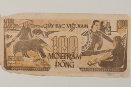 1951 North Vietnamese 100 Dong Note Communist Vietnam Pick#35 - $52.51